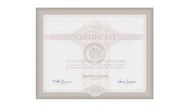 Certificate 3